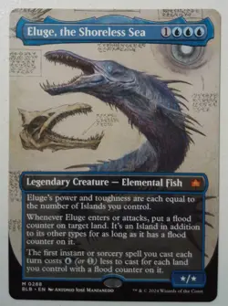 Eluge, the Shoreless Sea *Borderless Mythic Rare* Magic MtG x1 Bloomburrow - Image 1
