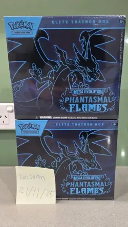 Pokemon TCG: Mega Evolution Phantasmal Flames Elite Trainer Box ETB ✅FREE SHIP✅ - Image 1