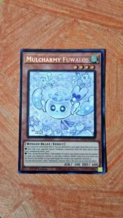 Yugioh! Mulcharmy Fuwalos - MP25-EN102 - Prismatic Secret Rare - 1st Edition NM - Image 1