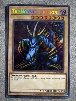 2023 Yu-Gi-Oh! 25th Anniversary English Tri-Horned #LOB-EN000 - Image 1