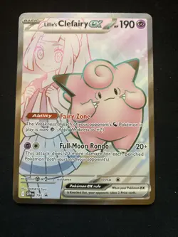 Lillie's Clefairy ex 195 Sv: Scarlet & Violet Promo Cards Holo - Image 1