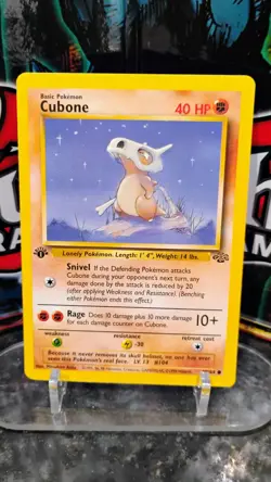 CUBONE Jungle Series POKEMON Non-Holo 1st Edition 1999 Trading Card 50/64 TCG - Image 1
