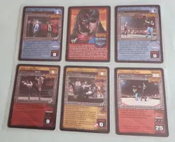 WWF WWE WRESTLING: RAW DEAL CCG 'BROTHERS DESTRUCTION' SIX FOIL CARDS - Image 1