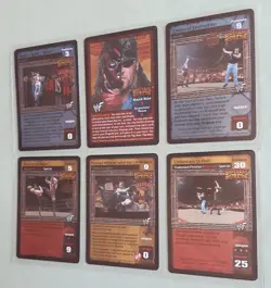 WWF WWE WRESTLING: RAW DEAL CCG 'BROTHERS DESTRUCTION' SIX FOIL CARDS - Image 3