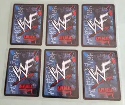 WWF WWE WRESTLING: RAW DEAL CCG 'BROTHERS DESTRUCTION' SIX FOIL CARDS - Image 4