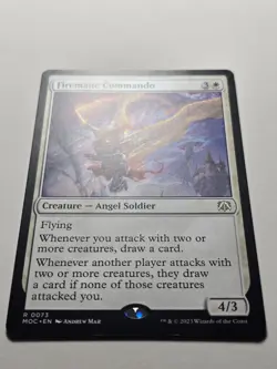 Firemane Commando Commander: March of the Machine Regular Card NM magic card - Image 2