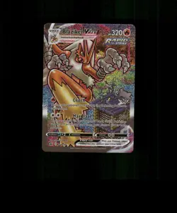 FAN-ART READ DESCRIPTION BELOW SPARKLING HOLO BLAZIKEN Card Pokemon Card p2 - Image 1
