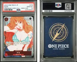 2023 JAPANESE ONE PIECE CARD NAMI PREMIUM CARD COLL -GIRLS ED- PSA 10 OP01-016 - Image 3