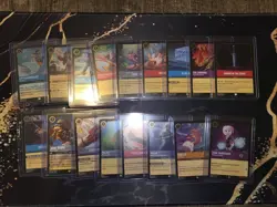 Disney's Lorcana Trading Card Game Holo Card Lot - Image 1