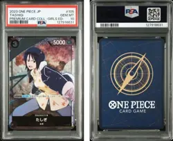 2023 JAPANESE ONE PIECE CARD TASHIGI PREMIUM CARD COLL -GIRLS ED- PSA10 OP02-105 - Image 3