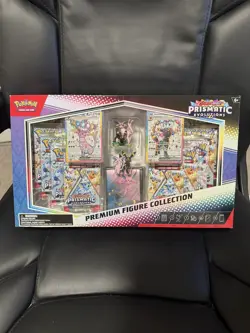 Pokemon TCG Prismatic Evolutions Premium Figure Collection Box Sealed - Image 1
