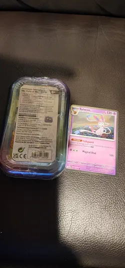 Pokemon TCG: Scarlet & Violet-Prismatic Evolutions Sylveon Mini Tin - Image 2