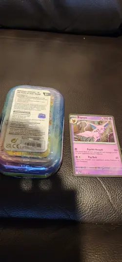 Pokemon TCG: Scarlet & Violet- Prismatic Evolutions ESPEON Mini Tin - Image 2