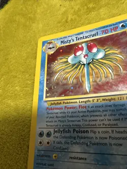 Pokemon Gym Heroes Holo Misty’s Tentacruel 10/132 P/LP Holo Bleed/Swirl! - Image 2