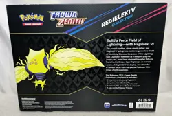 REGIELEKI V Collection Box Pokemon TCG Crown Zenith Factory Sealed 2023 - Image 2