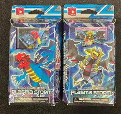 POKEMON BLACK & WHITE Plasma Blast Theme Decks BOTH Plasma Shadow & Plasma Claw - Image 1