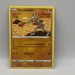 Hitmonchan 095/202 Uncommon Sword & Shield Base Set Pokemon TCG - Image 1