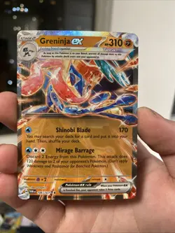 Pokemon TCG - Greninja ex 106/167 Double Rare Holo - Twilight Masquerade (NM) - Image 1