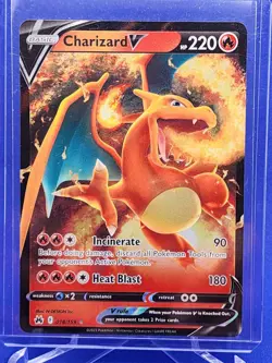 Pokemon TCG Charizard V Crown Zenith 018/159 Holo Ultra Rare NM/M - Image 1