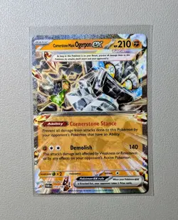 Cornerstone Mask Ogerpon ex 112/167 Twilight Masquerade Pokemon TCG NM ENG - Image 1