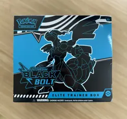 Pokemon Scarlet Violet Black Bolt Elite Trainer Box ETB - New & Sealed 🚚💨 - Image 1