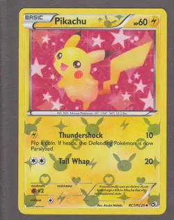 Pikachu Holo Radiant Collection Legendary Treasures RC7/RC25 Pokemon 2013 LP - Image 1