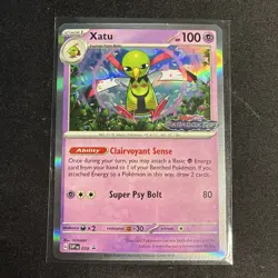 Xatu SVP059 Black Star Promos Paradox Rift Holo Pokemon TCG - Image 1