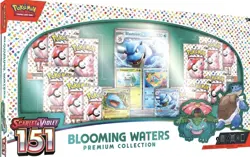 Pokemon TCG: S&V 151 Blooming Waters Premium Collection Factory Sealed Box - Image 1