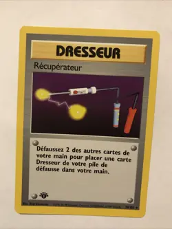 Pokemon Recuperateur Item Finder #074/102 Base French 1st Edition Rare 1999 - Image 1