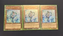 Yu-Gi-Oh! Effect Veiler RA01-EN003 Quarter Century Rare QCR playset - Image 1