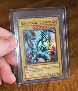Blue-Eyes White Dragon SKE-001 1st Edition Super Rare Yu-Gi-Oh! - Image 1