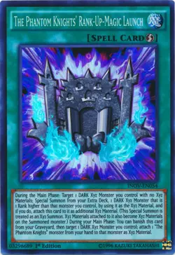 The Phantom Knights' Rank-Up-Magic Launch - INOV-EN054 - Super Rare - 1st Editio - Image 1