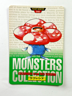 Pokemon Vileplume 045 Carddass Green Bandai Japanese Card 1996 PSA - Image 1