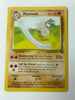 Cubone 50/64 1st Edition & Regular Jungle, Marowak also included! 3 Cards NM!!! - Image 5