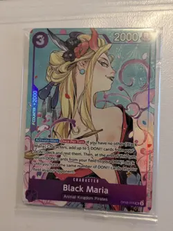 Black Maria (Illustration Box Vol.2) OP08-074 One Piece Promotion Cards Foil - Image 1