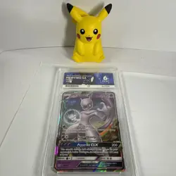 Ace Grading 6 Mewtwo GX 39/73 Shining Legends Pokemon Card - Image 1