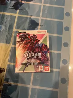 Gundam Card Game - ST03 Zeon's Rush ENGLISH Starter Deck - NEW - Sealed - Image 1