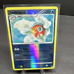 Seaking Reverse Holo / Shiny Pokemon TCG Card 62/130 Diamond & Pearl - Image 1
