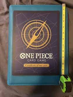 One Piece TCG Monkey.D.Luffy Certificate if our Crew Oversized Jumbo Card 1/1000 - Image 2