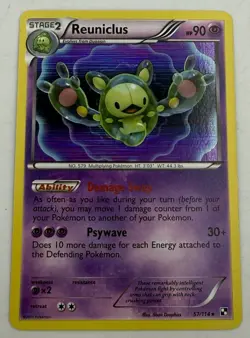 Reuniclus 57/114 Black & White Holo Pokemon TCG Card NM - Image 1