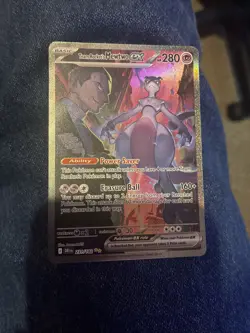 Pokemon TCG Team Rockets Mewtwo EX Sir Destined Rivals Card 231/182 CLEAN MINT - Image 1