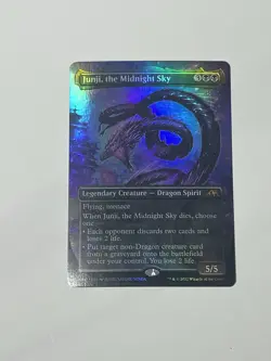 MTG, Junji, the Midnight Sky FOIL (Borderless) 409 Kamigawa: Neon Dynasty Foil - Image 1
