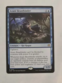Azure Beastbinder - Bloomburrow - Near Mint - MTG - Image 1