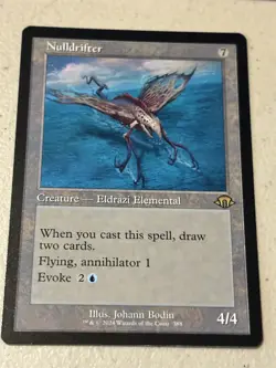 mtg retro frame Nulldrifter, Modern Horizons 3, unplayed - Image 1