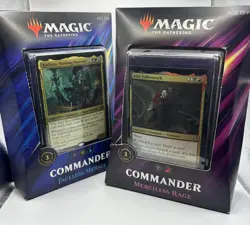 MTG Commander 2019 Decks {Set of 2} - Merciless Rage & Faceless Menace - SEALED 689989515653 - Image 1