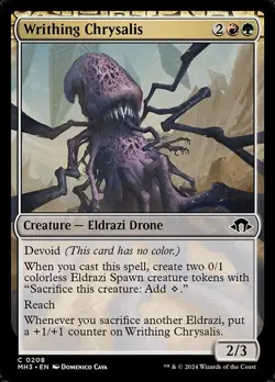 1x Writhing Chrysalis NM Eng MTG - Modern Horizons 3 - Image 1