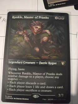 1x - Rankle, Master of Pranks - FOIL #519 - Commander Masters - NM MTG - Image 1