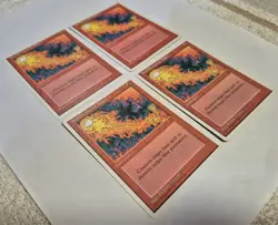 RED ELEMENTAL BLAST x4 MTG 4TH ED MAGIC THE GATHERING RED INTERRUPT COM LP - Image 2