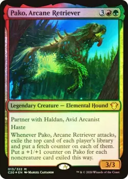 FOIL Pako, Arcane Retriever ~ Commander: Ikoria [ NearMint ] [ Magic MTG ] - Image 1