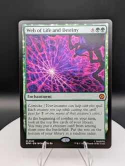 Web of Life and Destiny Mythic Regular: Spider-Man MTG (NM) - Image 1